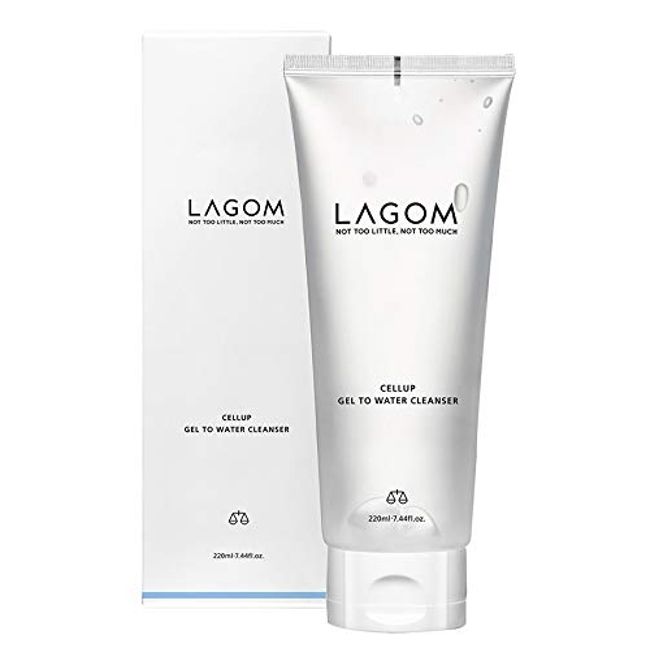 LAGOM Cellup Gel to Water Cleanser 7.44 fl oz (220 ml) / LAGOM Cellup Gel to Water Cleanser 220 ml (7.44 fl.oz.)