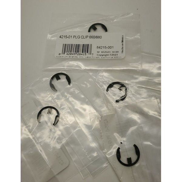 5 PACK Kwikset 4215-01 Deadbolt Plug E Clip Retainer 84215-001 NEW FREE S/H