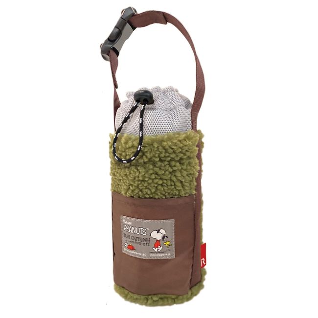 Root Boa Peanuts Snoopy Boa Crochet Bottle Holder IP Bottle (Khaki)