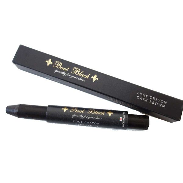 Boot Black Columbus Edge Crayons (Complementary Color Crayons for Leather Tops), dark brown