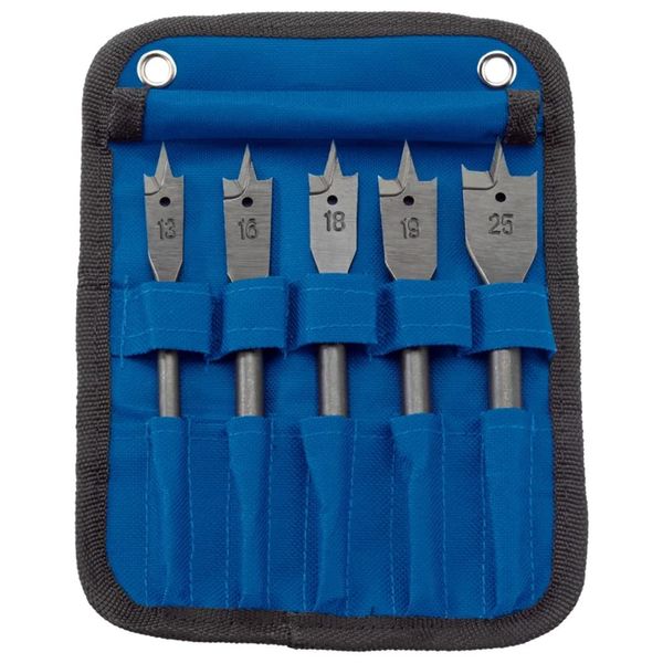 Draper 17426 flat wood bit set (5 piece)