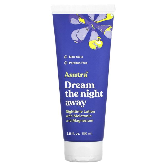 Dream the Night Away, Nighttime Lotion with Melatonin and Magnesium, 3.38 fl oz