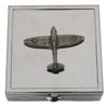 Spitfire Pill Trinket Box Chrome with Mirror Gift 342