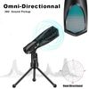 USB Condenser Microphone W/ Stand Laptop Desktop PC Podcast Studio Recording Mic
