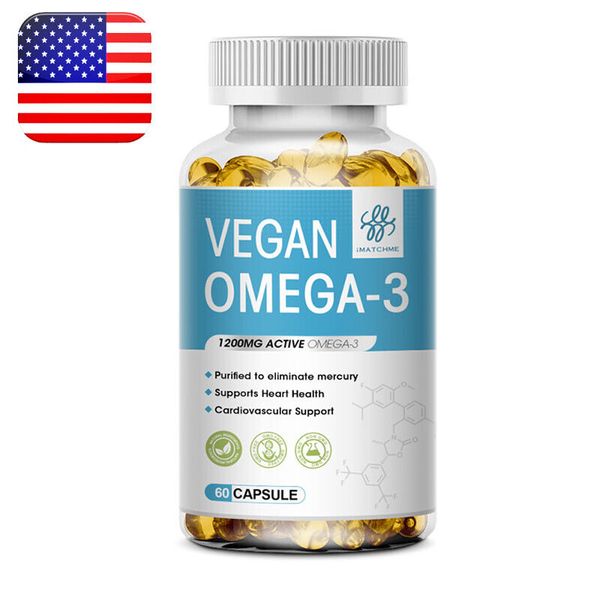 Omega 3 Fish Oil Capsules 3x Strength 1200mg EPA & DHA,Highest Potency Caps