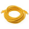 1CONN - 7.5m Network Cable, Ethernet, LAN & Patch Cable for Maximum Internet Speed & Connects All Devices with RJ 45 Socket Yellow - 1 Piece
