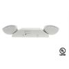 2 Pack LED Emergency Exit Light Adjustable 2 Head With Battery Back-up UL 924