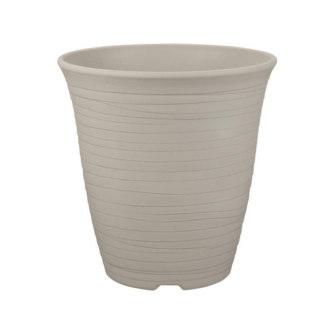 Richell Ecole High Pot No. 8 White 1 Piece 170266 Gardening Garden Gardening Flowerpot Deep Pot Planter Stylish Indoor Plastic Made in Japan Size / Diameter 9.4 x 9.6 H (24 x 24.5 H)) Outer