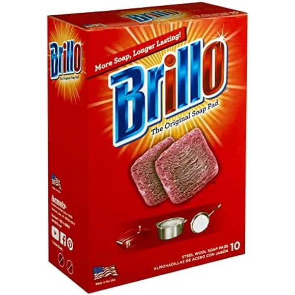 Brillo Soap Pads, Regular, Pack of 10