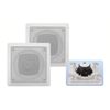 e-audio White Square Ceiling Speakers With Tweeter 70W