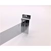 NAHANCO SW10KB Shelf Bracket for Slatwall, Chrome, 10” (1 Ea)