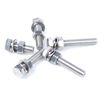 Stainless Steel M3 Hex Bolt Full Thread Hex Screw Bolt Nut Flat Lock Washer Kit Fully Threaded (M3x6mm 50 Sets)