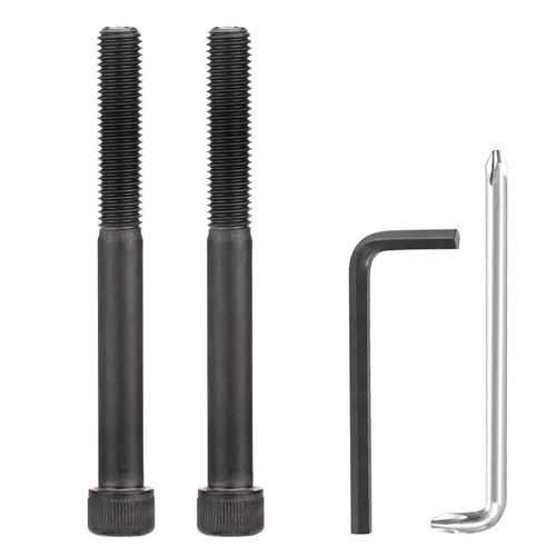 SINOLUXE Alloy Steel Arm Bolts for Herman Miller Aeron Chair Replacement Kit, with Hexagon Spanner - 2 Pack(Black)