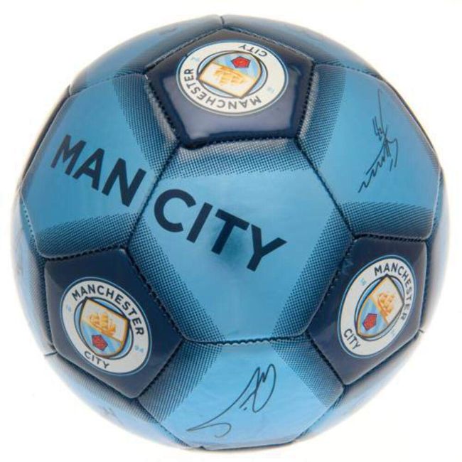 Club Licensed Manchester City Signature Football - 05