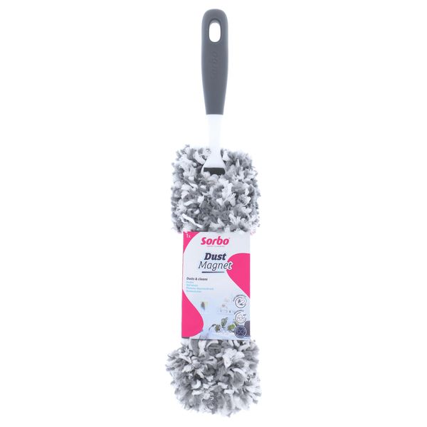 Sorbo Dust Magnet, Microfibre, Grey/White, 46.5cm X 12.2cm