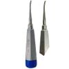 ArtLaB-Dental Luxating Elevator Dental Root Elevators Straight Curved Tip-Periotome Luxating Elevator Apical Root Dental Elavators Extracting Extraction (Elevator cvd 2mm Blue)