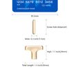 COTYKILEY 10 Pack Brushed Brass Kitchen Cabinet Drawer Pulls Solid Brass Drawer Knobs Dresser Knobs Kitchen