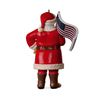 Hallmark Keepsake Christmas Ornament 2018 Year Dated, Saluting Old Glory Santa