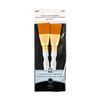 Plaid 50557E Flat Brush, (2-Piece), Gold Taklon