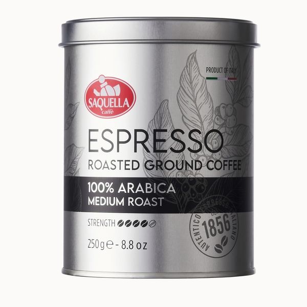 [Sakella1856] 100% Arabica Medium Roast Ground Coffee 250g Tin and 3 other types