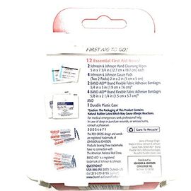 J&J First Aid Travel Kit (Pack Of 6)