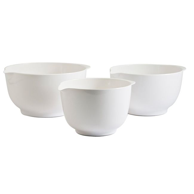 Melamine Mixing Bowls with Spout - Set of 3