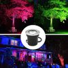 ALEDECO 4 Pack 3w 12v Low Voltage In-ground Lights LED Landscape Light Waterproof IP67 Pathway Lights Outdoor spotlights Trees Flags for Garden,Yard,Tree (RGB)