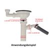 Tecuro Sink Siphon Odour Trap Flexible Adjustable Drain Hose