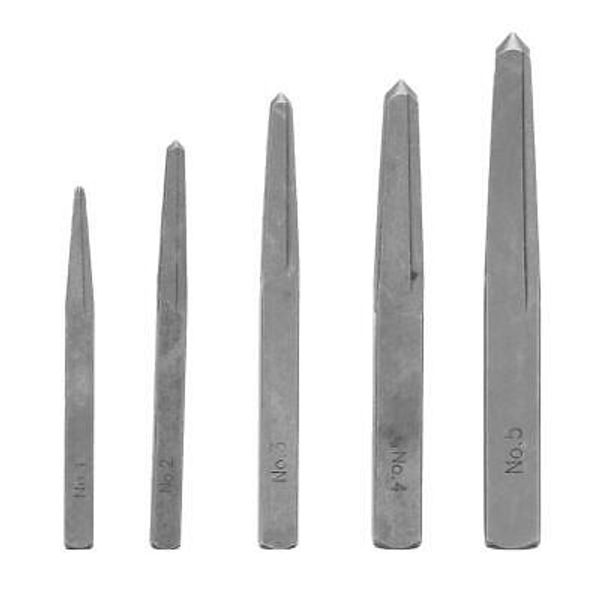 Screw Extractor, 5pcs Straight Fluted Screw Extractor Set Broken Damaged Bolt...