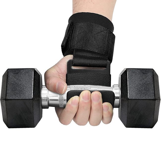 Weight Lifting Wrist Hooks, Hand Grips Pull Hook Straps for