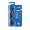 Fashy Unisex's Power Mirror Googles, Silver, Large