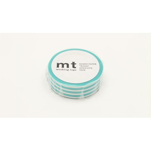 mt Masking Tape 1P "Border Soda" Washi Masking Tape - Soda Blue