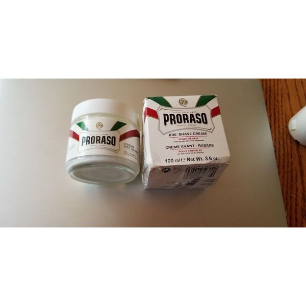 Proraso Pre-Shave Cream, Sensitive Skin, 3.6 oz