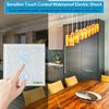 WiFi Light Switch, Smart Light Switch, Alexa/Google Assistant Compatible, Zero Conductor Required, SmartLife App Control, Glass Panel Wall Light Switch, Timging Function Overload Protection-2