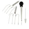 Wolfgang Puck Roasting Prep Set - Stainless Steel 5 pcs Turkey Roasting Prep Set