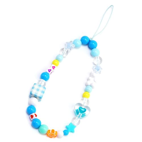 JMCRATE Elegant Beaded Dog Cate Phone Charms Strap Aesthetic Y2K Cell Phone Keychain Cute for Bag Camera USB Decor