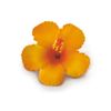 Hibiscus Clip Foam Flower - Orange