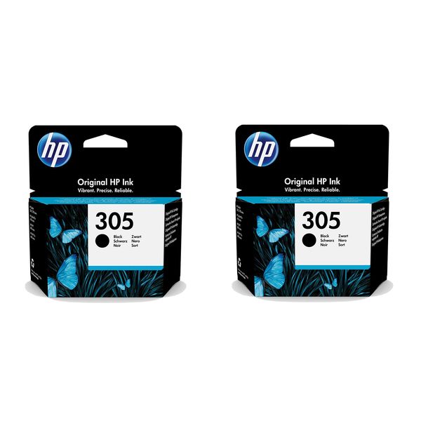 HP Original 305 Black, Multipack 2 Pack