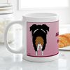 CafePress Blkaussiemommug 20 oz Ceramic Coffee Mega Mug