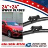 Windshield Wiper Blades Size 24"24" Easy DIY Install & Superior Road Visibility