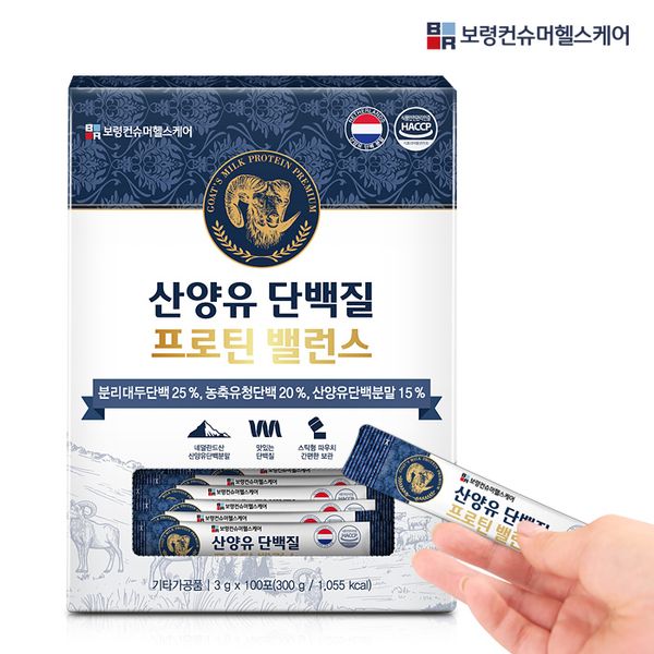 Boryeong Goat Milk Protein Protein Balance, 1 Box, 300g