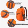 Lightweight 8oz Hiking Foldable Backpack Fold UP Back Pack Water Resistant Black