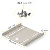 Goobay 2.5' Hard Disk Installation Frame, Beige for 3.5'' HDD/SSD Plastic Material