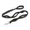 SMALL COMBINATION Dog Leash, with Metal Clip (Black, M)