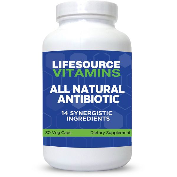 LifeSource Vitamins - Antibiotic Alternative - All Natural & Safe - 30 Caps