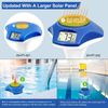 Solar Wireless Pool Thermometer, Digital Floating Thermometer, IPX8 for Hot Tub