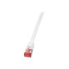 Logilink CF2101S Patch Cable U/FTP Shielded Cat6 PIMF Flat Slimline AWG32 15 m Grey