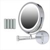 Ovente Wall Mounted Vanity Mirror 8.5 Inch 7X Magnification Chrome MFW85CH1X7X