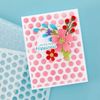 Spellbinders Puff Dotty Stencil, Metal, ONE
