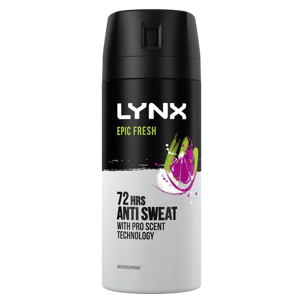 Lynx Grapefruit & Tropical Pineapple 72 Hours Anti Sweat Antiperspirant, 150ml